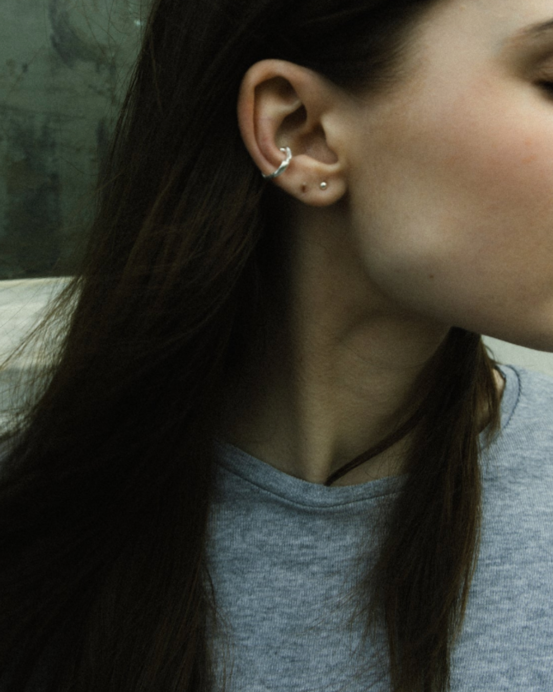 Fossil Ear Cuff